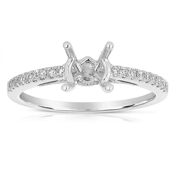 White Gold Diamond Engagement Ring SVS Fine Jewelry Oceanside, NY