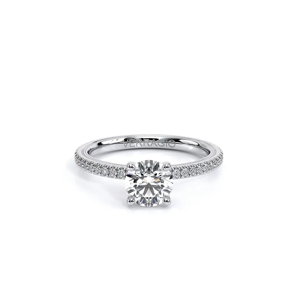 Verragio Tradition Round Diamond Engagement Ring in 14K White Gold SVS Fine Jewelry Oceanside, NY