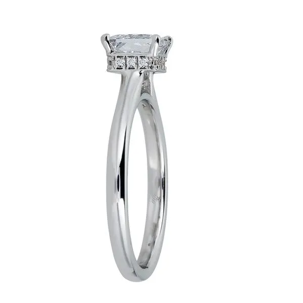 14K White Gold Diamond Engagement Ring Image 2 SVS Fine Jewelry Oceanside, NY