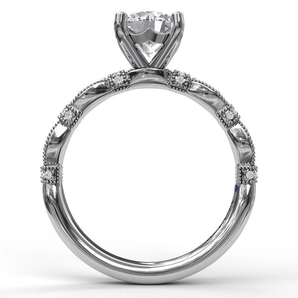 Fana 14K White Gold Solitaire Engagement Ring Image 2 SVS Fine Jewelry Oceanside, NY