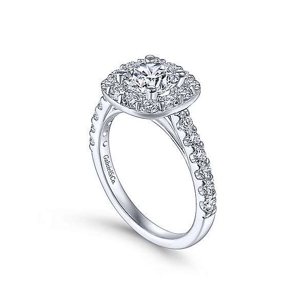 Gabriel & Co. Sklyar 14K White Gold Engagement Ring Image 2 SVS Fine Jewelry Oceanside, NY