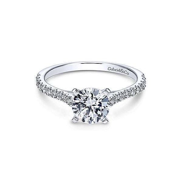 Gabriel & Co. Shanna 14K White Gold Engagement Ring SVS Fine Jewelry Oceanside, NY