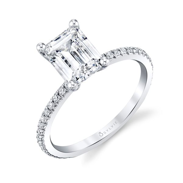 Sylvie Adorlee 14K White Gold Engagement Ring SVS Fine Jewelry Oceanside, NY