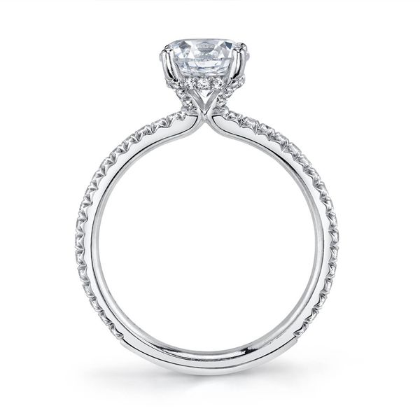 Sylvie Maryam 14K White Gold Engagement Ring Image 2 SVS Fine Jewelry Oceanside, NY