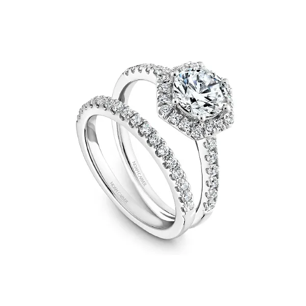 Noam Carver 14K White Gold & Diamond Engagement Ring Image 4 SVS Fine Jewelry Oceanside, NY