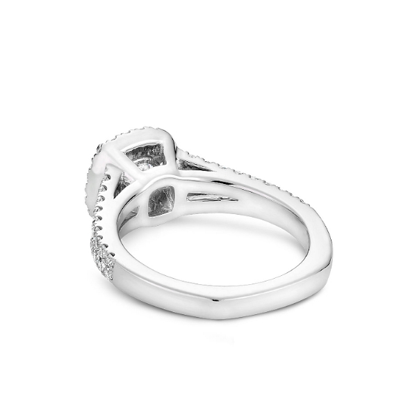 Noam Carver 14K White Gold & Diamond Engagement Ring Image 2 SVS Fine Jewelry Oceanside, NY
