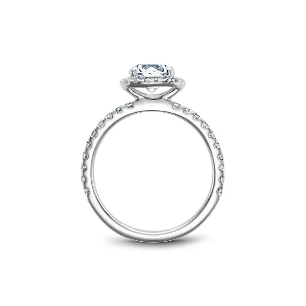 Noam Carver 14K White Gold & Diamond Engagement Ring Image 2 SVS Fine Jewelry Oceanside, NY