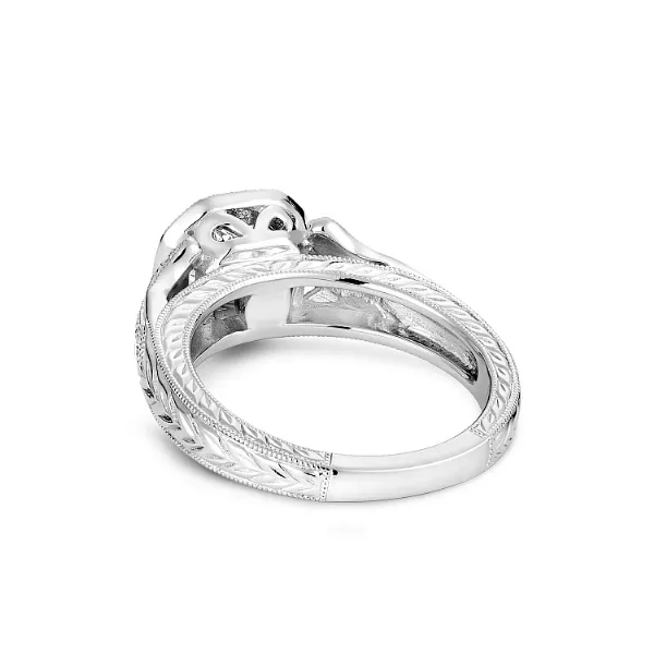 Noam Carver 14K White Gold & Diamond Engagement Ring Image 2 SVS Fine Jewelry Oceanside, NY