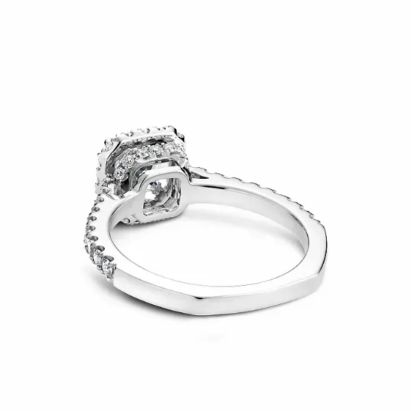 Noam Carver 14K White Gold & Diamond Engagement Ring Image 2 SVS Fine Jewelry Oceanside, NY