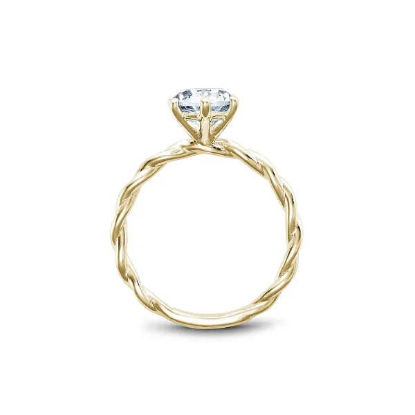 Noam Carver 14K Yellow Gold Engagement Ring Image 2 SVS Fine Jewelry Oceanside, NY