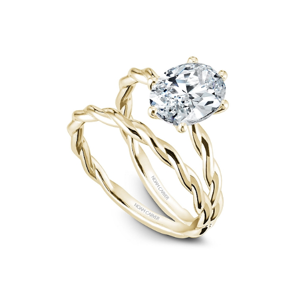 Noam Carver 14K Yellow Gold Engagement Ring Image 4 SVS Fine Jewelry Oceanside, NY