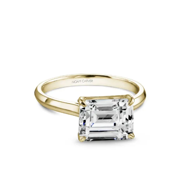 Noam Carver 14K Yellow Gold Engagement Ring SVS Fine Jewelry Oceanside, NY