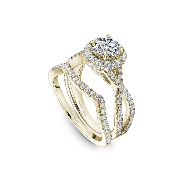 Noam Carver 14K Yellow Gold & Diamond Engagement Ring Image 4 SVS Fine Jewelry Oceanside, NY