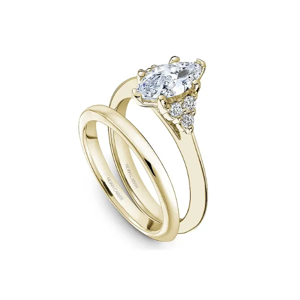 Noam Carver 14K Yellow Gold & Diamond Engagement Ring Image 4 SVS Fine Jewelry Oceanside, NY