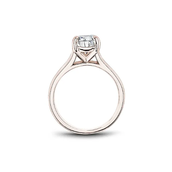 Noam Carver 14K Rose Gold Engagement Ring Image 2 SVS Fine Jewelry Oceanside, NY