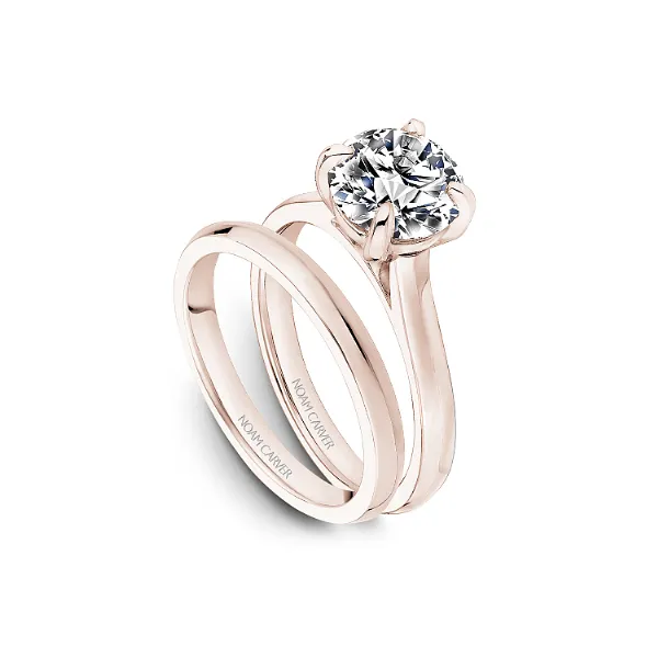 Noam Carver 14K Rose Gold Engagement Ring Image 4 SVS Fine Jewelry Oceanside, NY