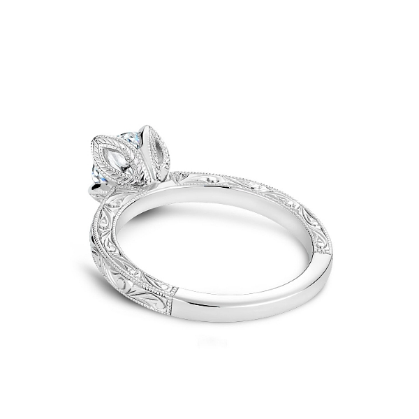 Noam Carver 14K White Gold Engagement Ring Image 2 SVS Fine Jewelry Oceanside, NY