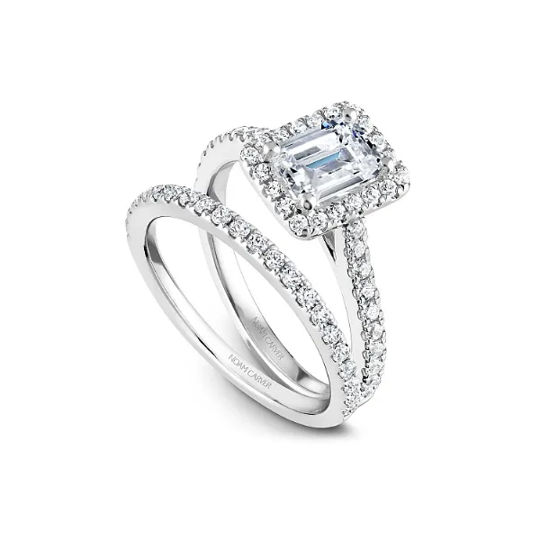 Noam Carver 14K White Gold & Diamond Engagement Ring Image 4 SVS Fine Jewelry Oceanside, NY