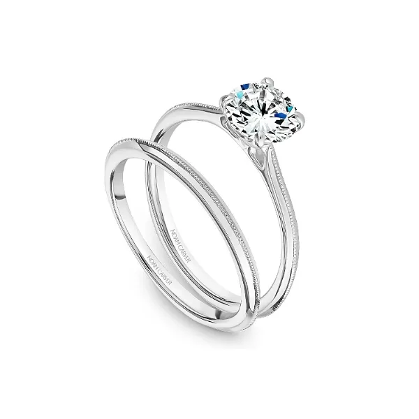 Noam Carver 14K White Gold Engagement Ring Image 4 SVS Fine Jewelry Oceanside, NY