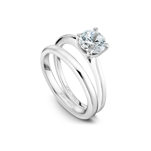 Noam Carver 14K White Gold Engagement Ring Image 3 SVS Fine Jewelry Oceanside, NY
