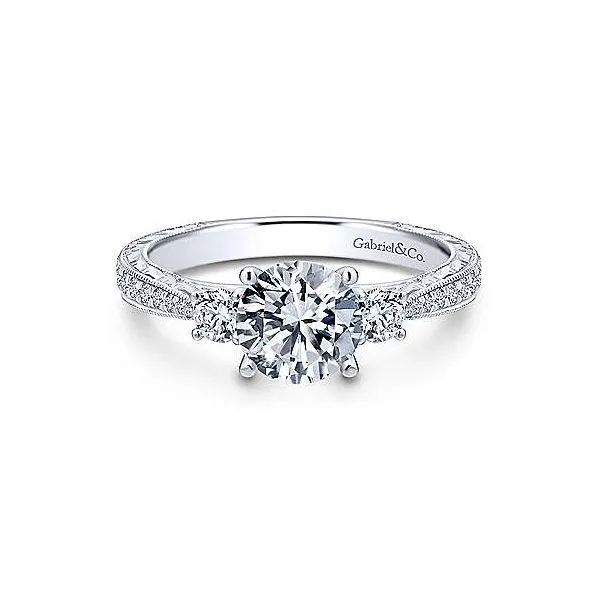 Gabriel & Co. Marianna 14K White Gold Engagement Ring similar item image