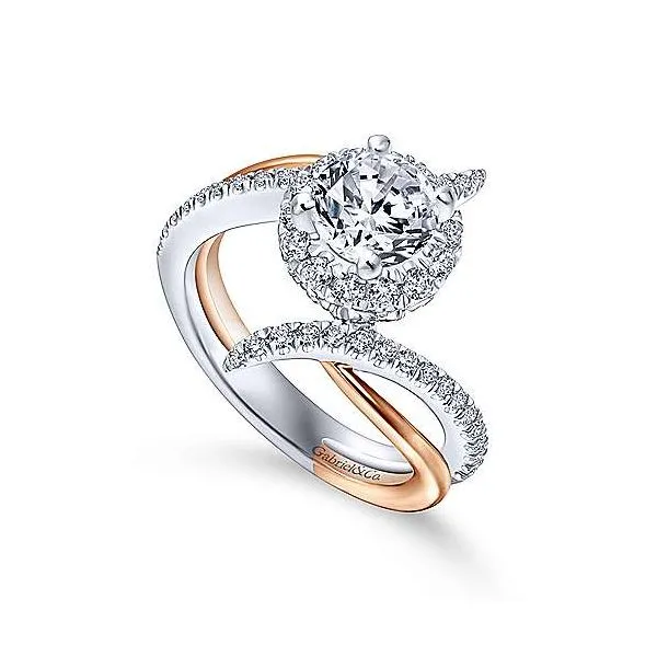 Gabriel & Co. Andromeda Gold Engagement Ring Image 2 SVS Fine Jewelry Oceanside, NY