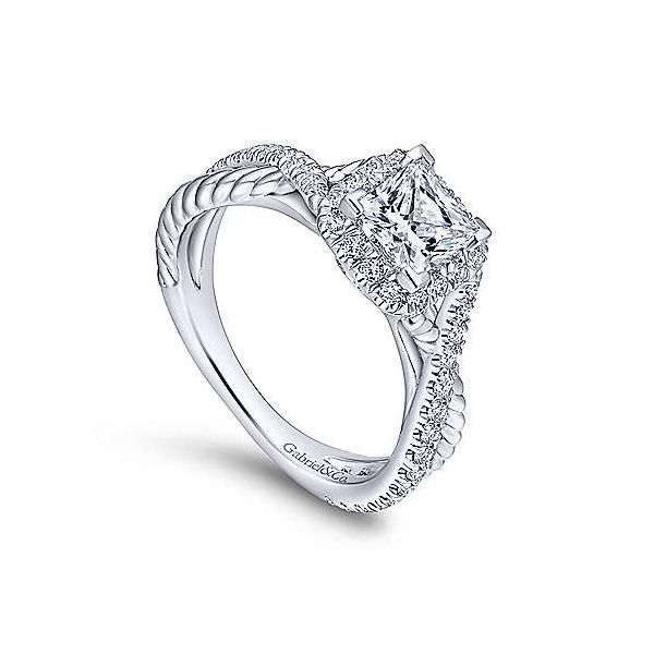 Gabriel & Co. Sheridan 14K White Gold Engagement Ring Image 2 SVS Fine Jewelry Oceanside, NY