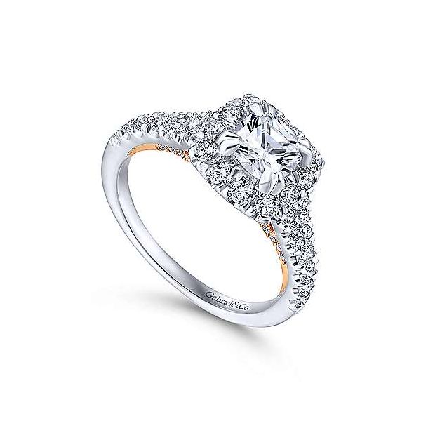 Gabriel & Co. Eliana Gold Engagement Ring Image 2 SVS Fine Jewelry Oceanside, NY