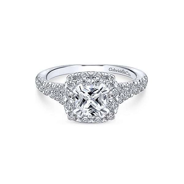 Gabriel & Co. Eliana Gold Engagement Ring SVS Fine Jewelry Oceanside, NY