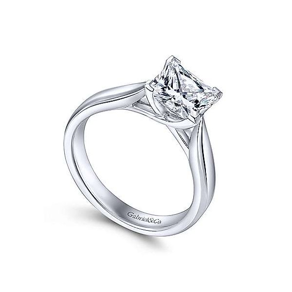 Gabriel & Co. Jamie 14K White Gold Engagement Ring Image 2 SVS Fine Jewelry Oceanside, NY