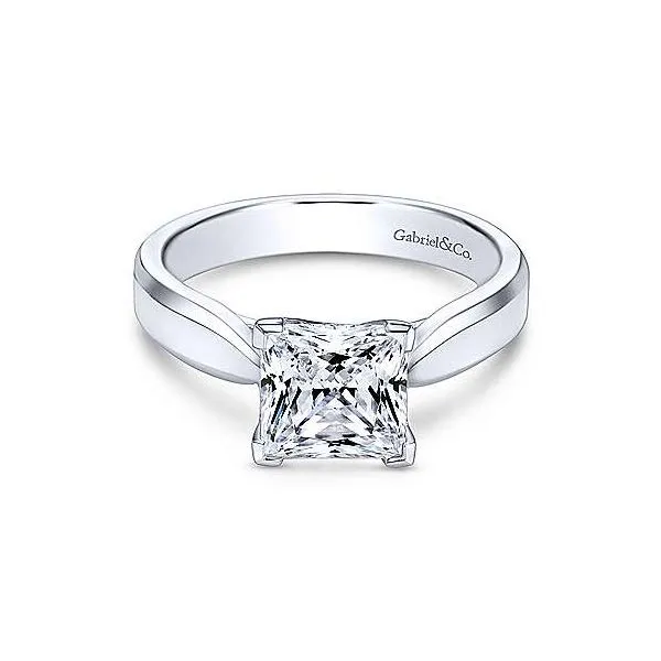 Gabriel & Co. Jamie 14K White Gold Engagement Ring SVS Fine Jewelry Oceanside, NY