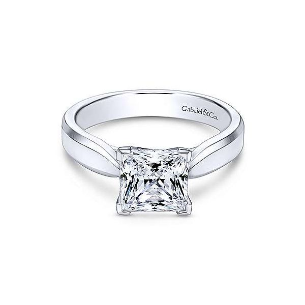 Gabriel & Co. Jamie 14K White Gold Engagement Ring SVS Fine Jewelry Oceanside, NY