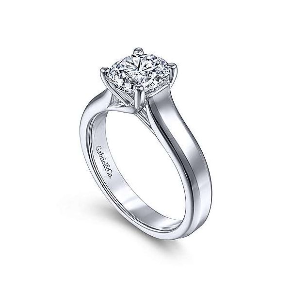 Gabriel & Co. Enid 14K White Gold Engagement Ring Image 2 SVS Fine Jewelry Oceanside, NY