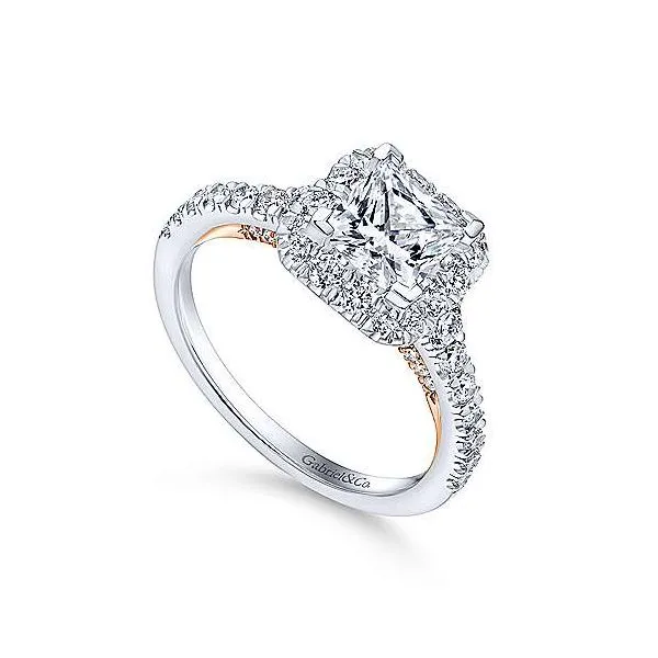 Gabriel & Co. Cadence Gold Engagement Ring Image 2 SVS Fine Jewelry Oceanside, NY