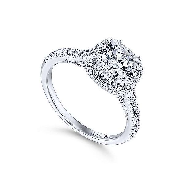 Gabriel & Co. Balsam 14K White Gold Engagement Ring Image 2 SVS Fine Jewelry Oceanside, NY