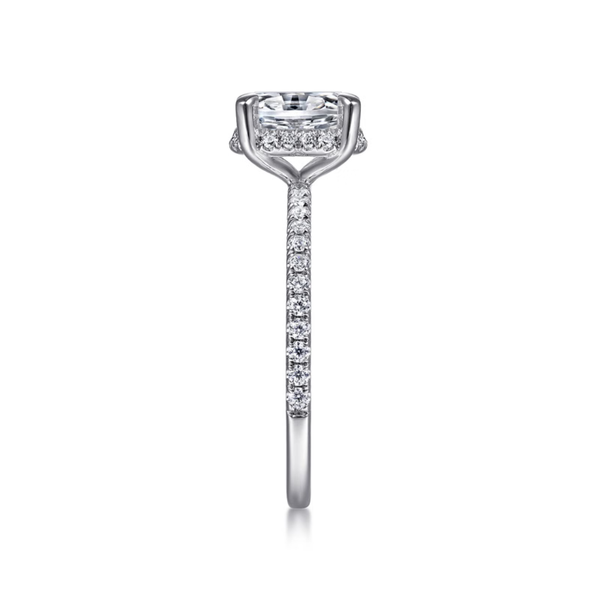 Gabriel & Co. Hart 14K White Gold Engagement Ring Image 4 SVS Fine Jewelry Oceanside, NY