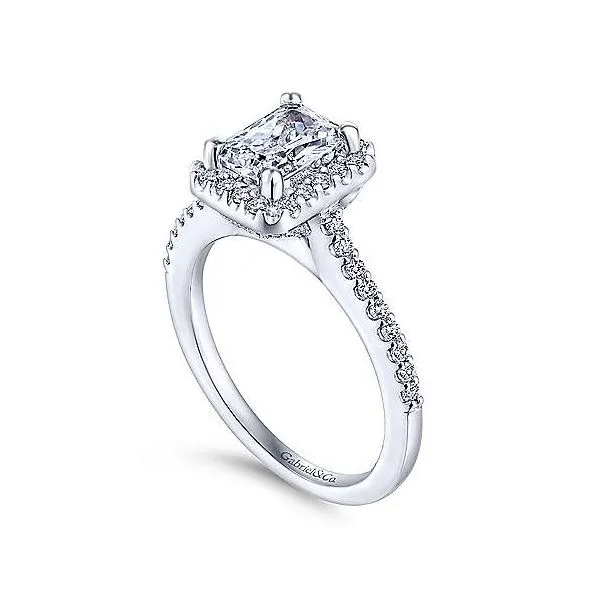 Gabriel & Co. Kelsey 14K White Gold Engagement Ring Image 2 SVS Fine Jewelry Oceanside, NY