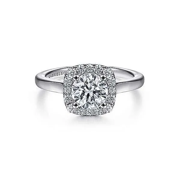 Gabriel & Co. Miley 14K White Gold Engagement Ring SVS Fine Jewelry Oceanside, NY