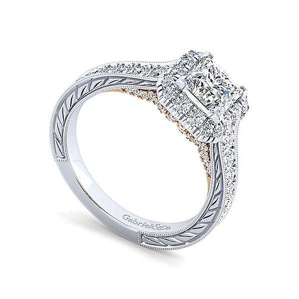 Gabriel & Co. Samantha Gold Engagement Ring Image 2 SVS Fine Jewelry Oceanside, NY