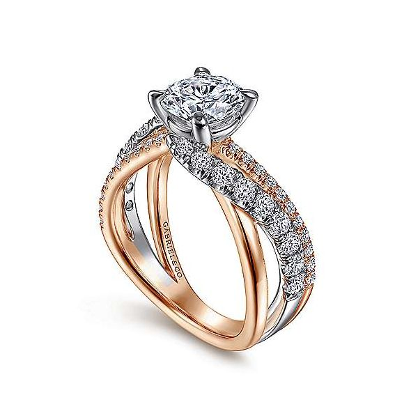 Gabriel & Co. Zaira Gold Engagement Ring Image 2 SVS Fine Jewelry Oceanside, NY