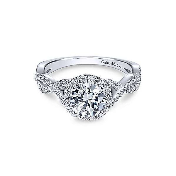 Gabriel & Co. Marissa 14K White Gold Engagement Ring SVS Fine Jewelry Oceanside, NY