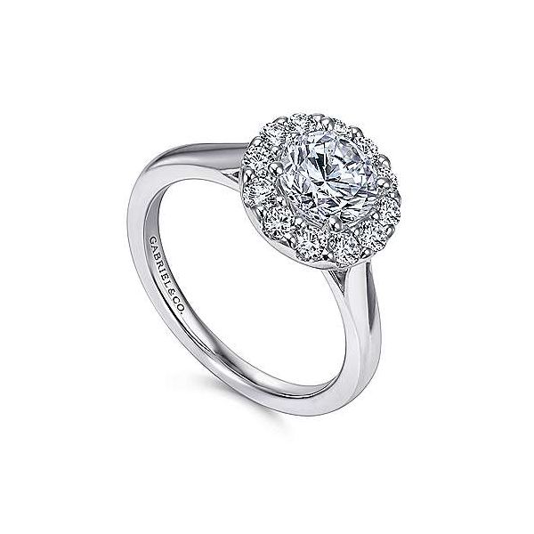 Gabriel & Co. Lana 14K White Gold Engagement Ring Image 2 SVS Fine Jewelry Oceanside, NY