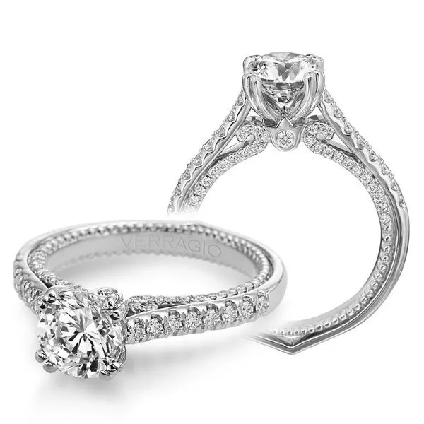 Verragio Couture Collection White Gold Engagement Ring SVS Fine Jewelry Oceanside, NY