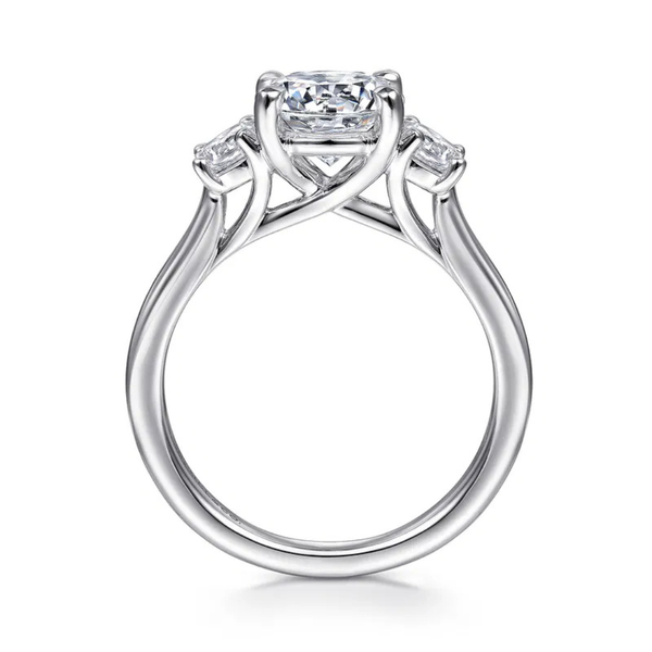 Gabriel & Co. Sanaa White Gold Diamond Engagement Ring Image 2 SVS Fine Jewelry Oceanside, NY