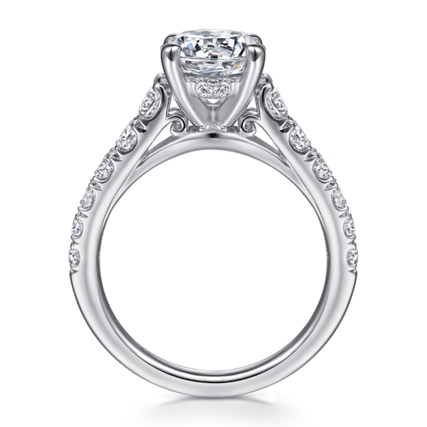 Gabriel & Co. Piper White Gold Engagement Ring Image 3 SVS Fine Jewelry Oceanside, NY
