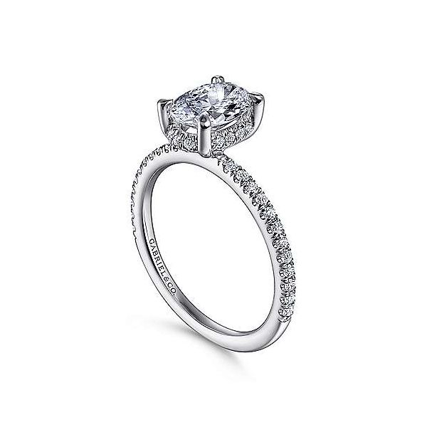 Gabriel & Co. Hart White Gold Engagement Ring Image 2 SVS Fine Jewelry Oceanside, NY