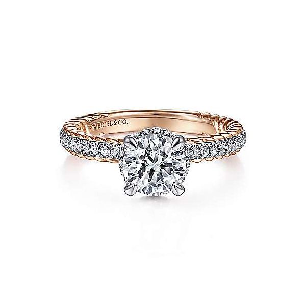 Gabriel & Co. Vetta Gold Engagement Ring SVS Fine Jewelry Oceanside, NY