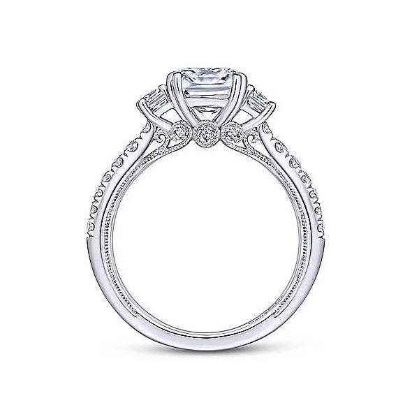 Gabriel & Co Aloise 14K White Gold Engagement Ring Image 2 SVS Fine Jewelry Oceanside, NY