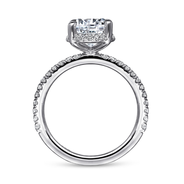 Gabriel & Co. Hart Platinum Diamond Engagement Ring Image 2 SVS Fine Jewelry Oceanside, NY