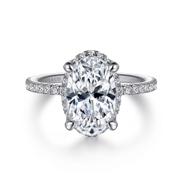 Gabriel & Co. Hart Platinum Diamond Engagement Ring SVS Fine Jewelry Oceanside, NY